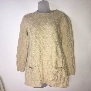 Collections Etc. Ivory Sweater Women's Medium‎